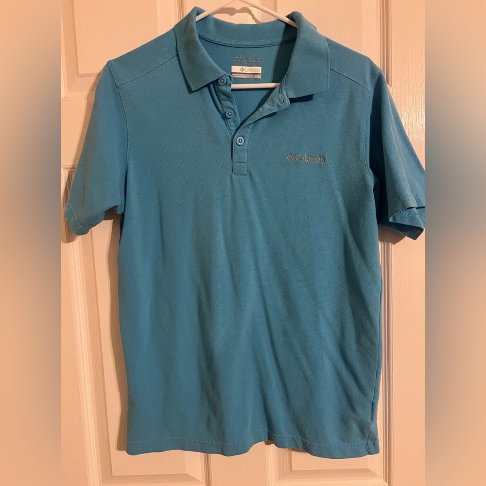 Columbia Men's Teal Polo Shirt